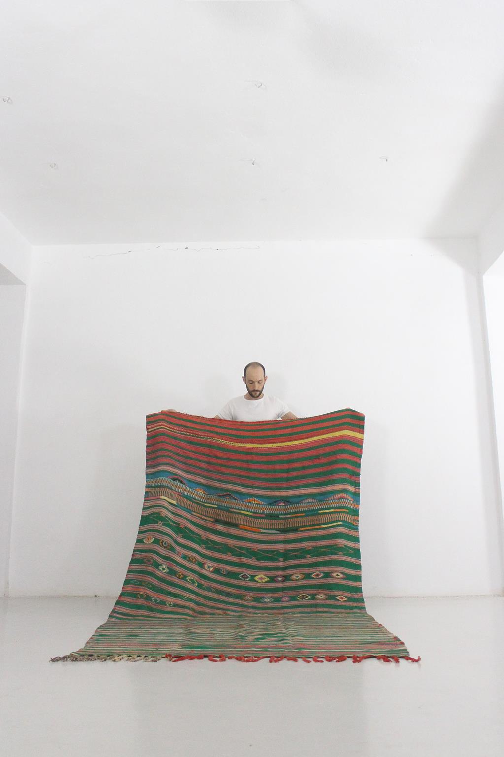 Kilim/blanket 5.1x10.2feet / 157x312cm