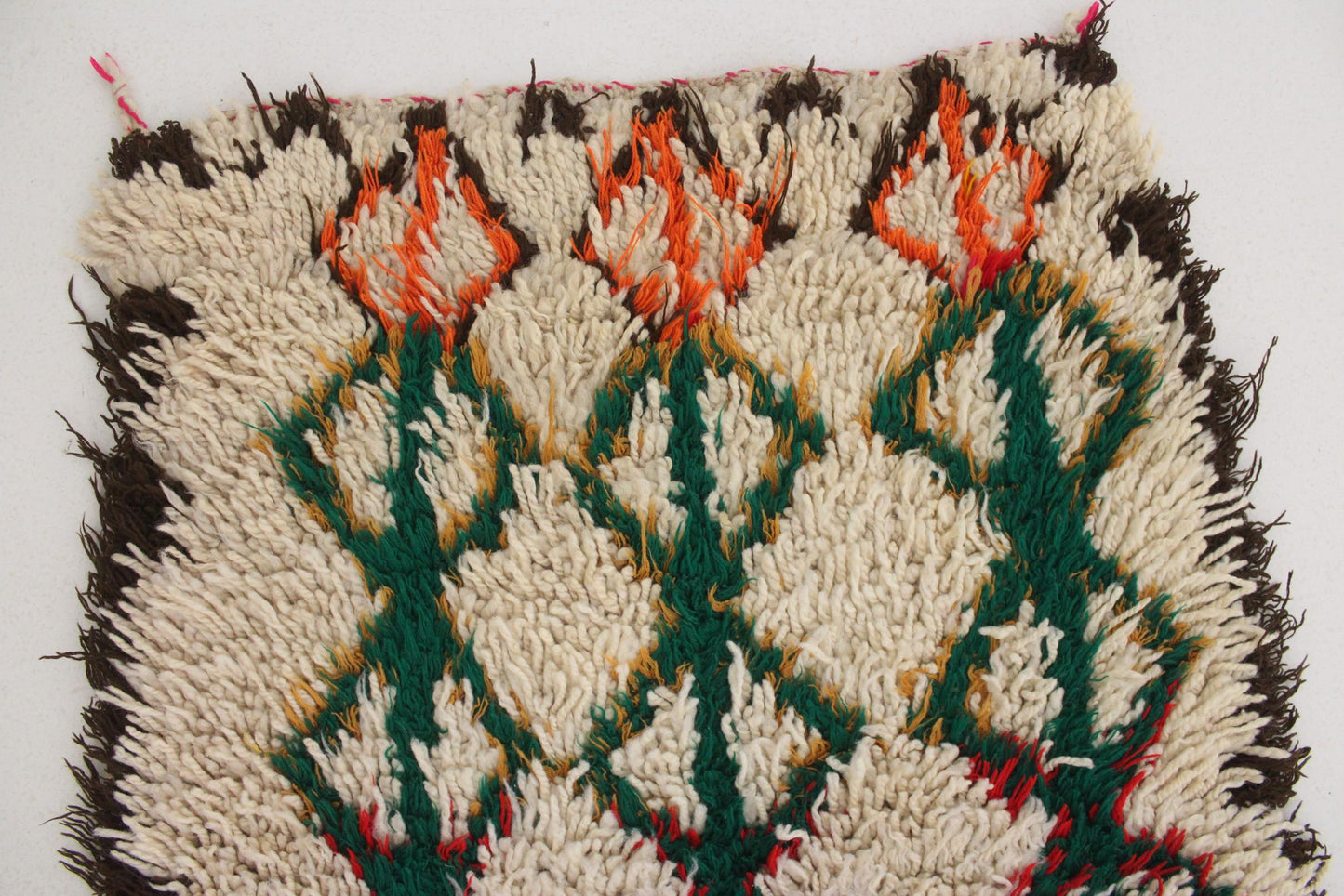 Vintage small moroccan runner rug - Talsint - 2.2x5.6feet / 67x173cm