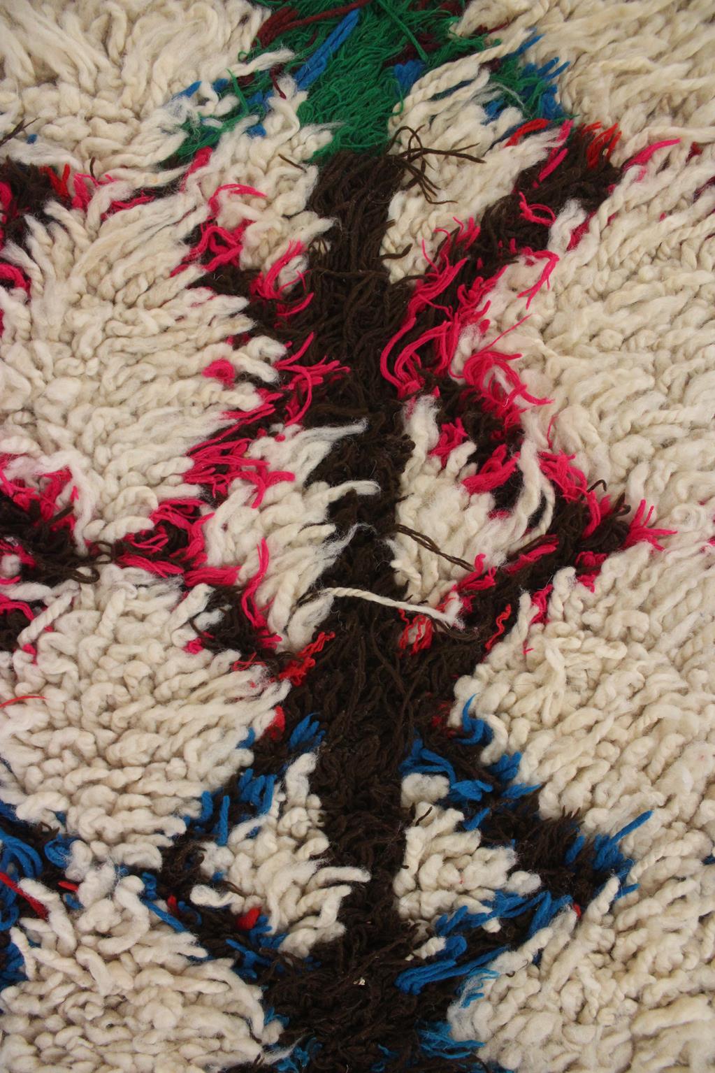 Vintage small moroccan runner rug - Talsint - 2.2x5.6feet / 67x173cm