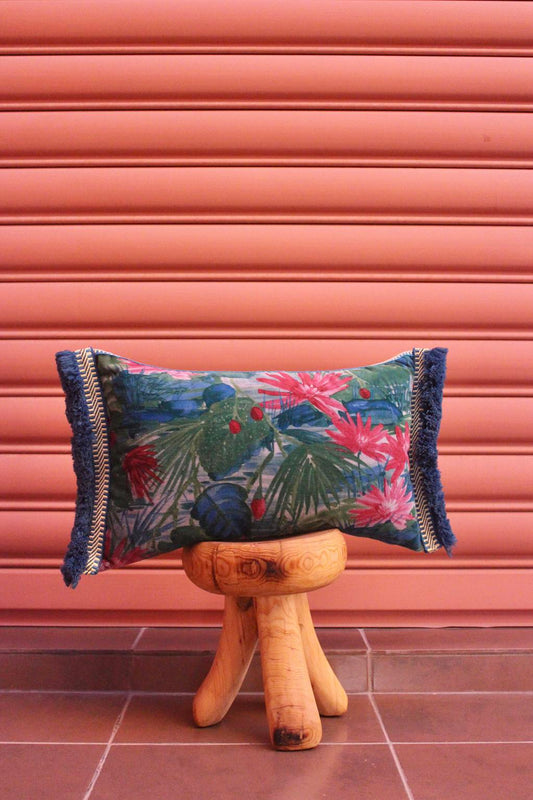 Vintage Mobra pillow (green, blue and pink) - 2 pieces available