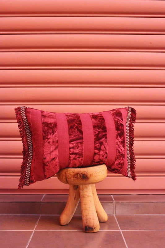 Vintage Mobra pillow (velvet red) - 2 pieces available