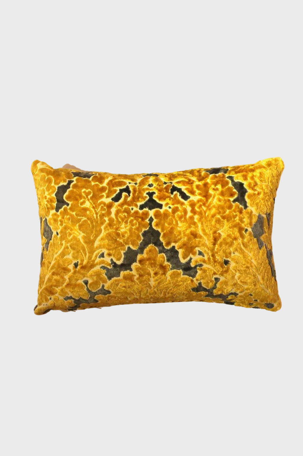 Vintage Mobra pillow (yellow and gray)