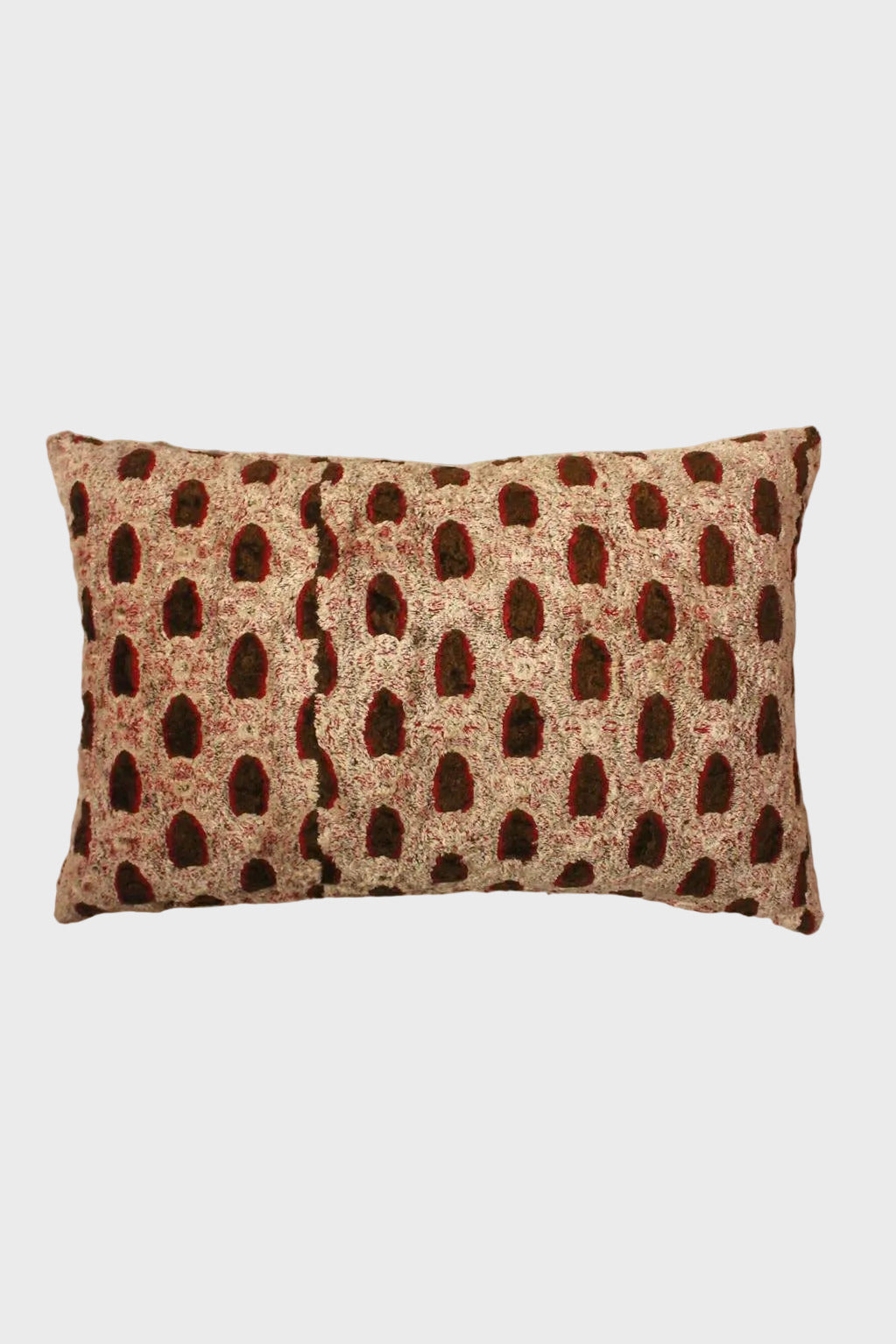 Vintage Mobra pillow (white, red, brown) - 2 pieces available