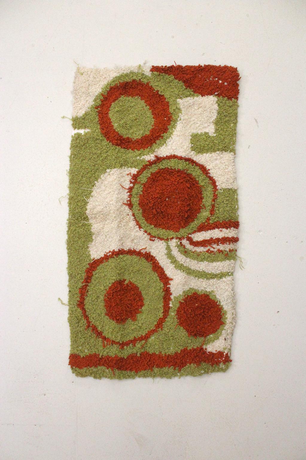 Vintage moroccan textile/wall hanging/carpet - Zindekh - 1.4x2.7feet / 44x82cm