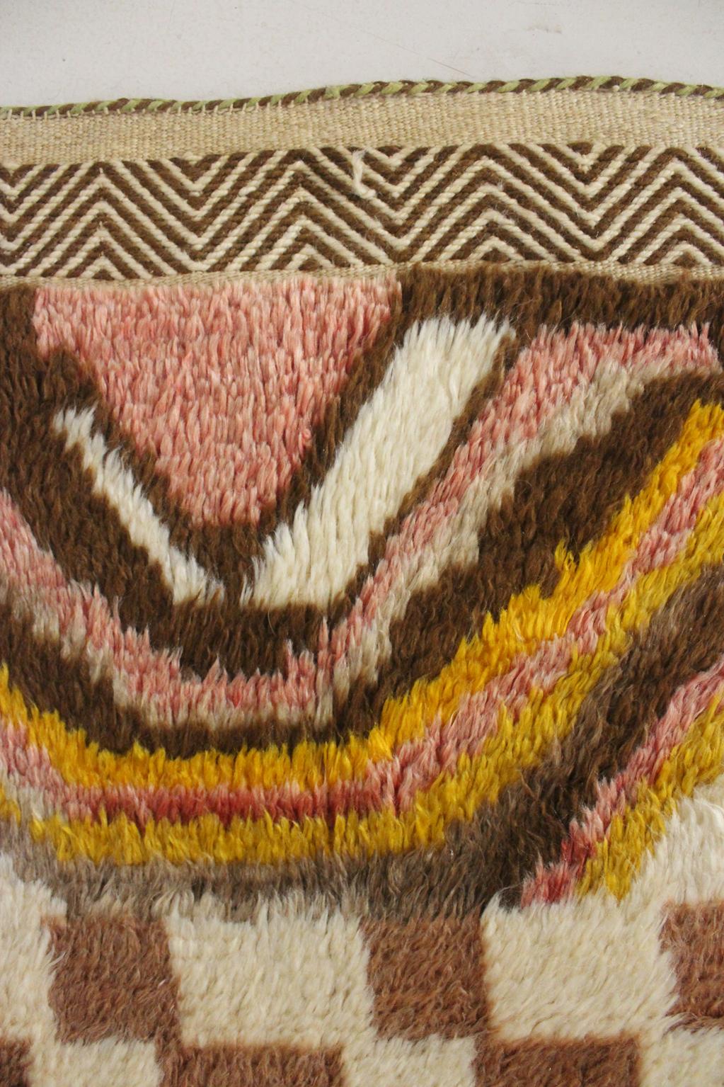 ON HOLD Contemporary area moroccan rug - checkered - Taznakht - 8.5x8.5feet / 260x260cm