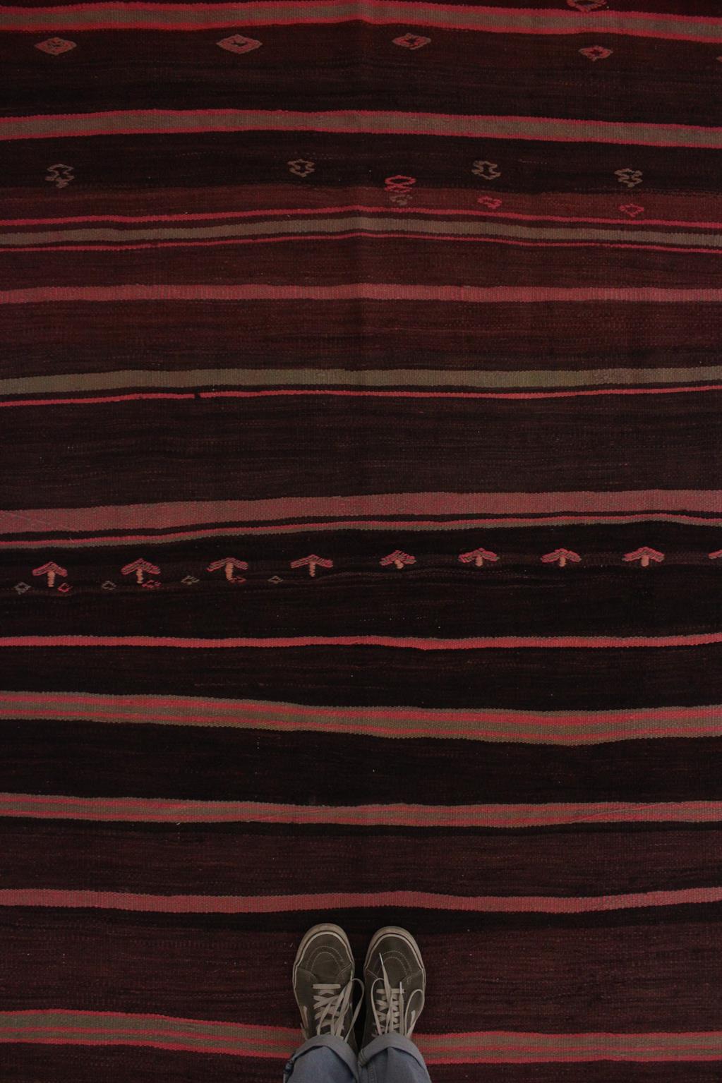Berber blanket / Kilim 5.8x12.1feet / 178x370cm